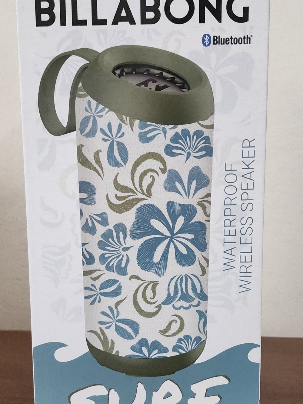 Billabong Floral Bluetooth Speaker - Blue & Olive